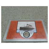 1912 Liberty Head "V" Nickel S.S. Titanic tribute