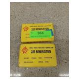 34 rounds of 233 Remington