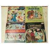 4 Walt Disney vinyl albums