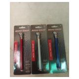 3 new metal tire gauges