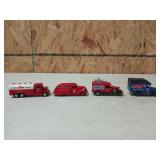 4 asst Lledo diecast Oil company trucks, made in