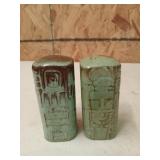 Set of salt and pepper shakers 4.5"