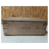 Wooden explosives box 7.5 x 19 x 9.5