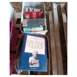Two boxes of books, includes History of the