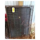 Collapsible dog crate, 28x24x36"