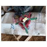 7 and 1/2 ft prelit Christmas tree with base,