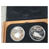 1976 Montreal Olympics XXI 4 pc Canadian silver