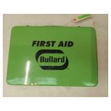 Metal Bullard first aid kit 2.5 x 14 x 9.5 box