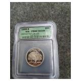 1999-S Connecticut silver quarter