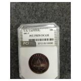 2001-P US Capitol commemorative silver half dollar