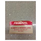 50 rds 32 S&W long 98 gr