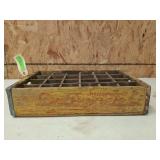 Wooden Dr pepper soda crate