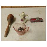 Wooden maraca, metal Chevrolet El Camino Tootsie