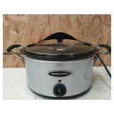 Hamilton Beach oval slow cooker, works