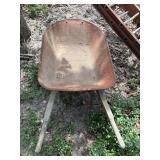 Wheelbarrow, just a little rust but no holes,