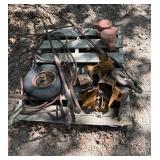 Chain Hoist on pallet with other miscellaneous