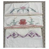 Vintage Embroidered Pillowcases 2