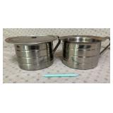 Stainless Steel Graduated Measure bins