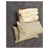 Feather Pillows and Blankets