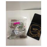 Huge bag of fancy costume jewelry, some are name