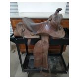 Old saddle 14"