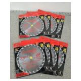 8 ct new 7 1/4" circular saw blades
