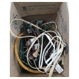 Box of asst extension cords