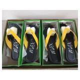 4 new pairs of ladies sandals, size 6-7-8-9