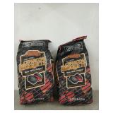 2 new bags of charcoal
