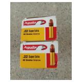 100 rds .22 super extra 40 gr