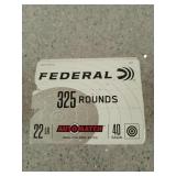 325 rds 22 LR 40 gr