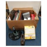 Box of office supplies