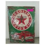 Metal reproduction Texaco sign 17x12