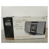 Altec Lansing portable stereo for iPod