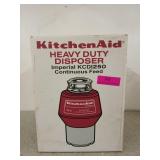 KitchenAid heavy duty garbage disposable, new