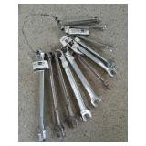 12 pc Craftsman wrenches 6mm-17mm
