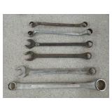 6 asst wrenches: napa, Blackhawk, Bonney, thorsen,