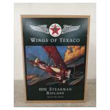 Wings of Texaco 1931 stearman biplane, 3rd in the