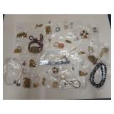 Large collection of fancy costume jewelry,
