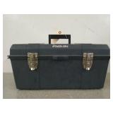 Plastic Stack-On toolbox 18" w/ tray, new