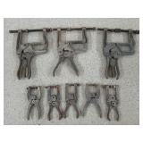 8 asst aviation welding clamps