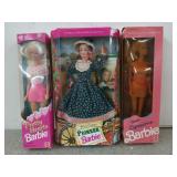 3 Barbie collectibles early 90s