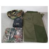 Vaultz combination bag, game camera, Rattlers