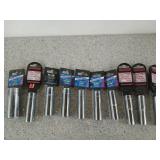 10 ct 1/2" drive sockets, 1/2" - 1"