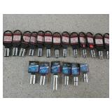 19 new 1/2" drive SAE sockets, 1/2" - 13/16",