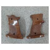 Pair of wooden Smith & Wesson Model 52 target