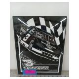 Framed Dale Earnhardt memorabilia 14x11