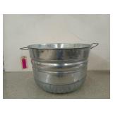 Galvanized wash tub 11.5 x 17.5