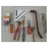 Assorted tools, new 18" chainsaw chain