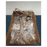 Assorted pins, brooches, medals, etc.